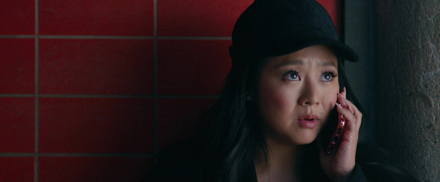 corduroy cap - Stephanie Hsu (Kat Huang) - Joy Ride (2023) Movie