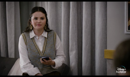 Mixed Wool Sweater Vest of Selena Gomez as Mabel Mora Outfit Only Murders in the Building TV Show