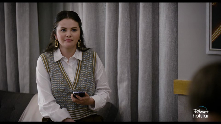 mixed wool sweater vest - Selena Gomez (Mabel Mora) - Only Murders in the Building TV Show