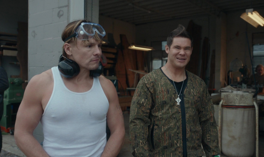 Needles Jacket Worn by Adam DeVine as Kelvin