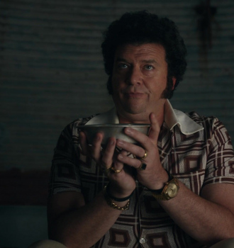 Gold Watch of Danny McBride as Jesse Gemstone Outfit The Righteous Gemstones TV Show