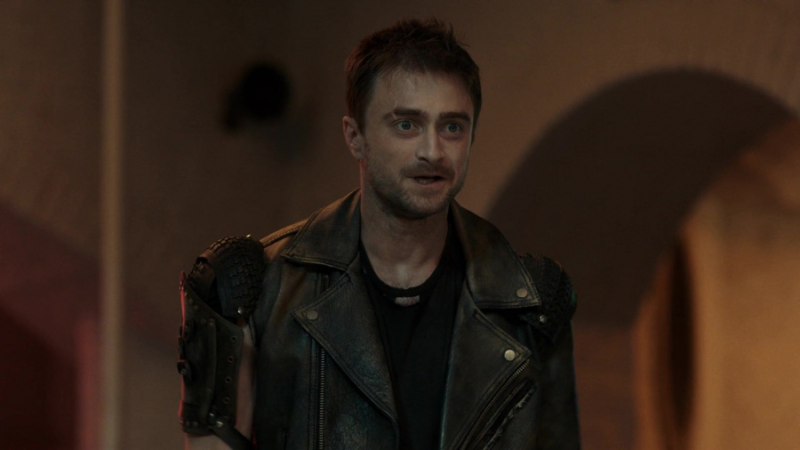 Leather Motorcycle Jacket Worn by Daniel Radcliffe