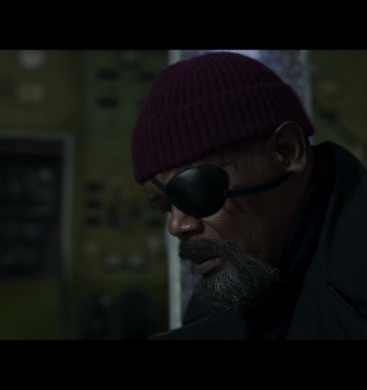 Cashmere Chunky Knit Beanie of Samuel L. Jackson as Nick Fury Outfit Secret Invasion TV Show
