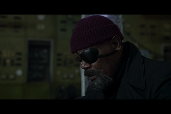 Cashmere Chunky Knit Beanie of Samuel L. Jackson as Nick Fury Outfit Secret Invasion TV Show