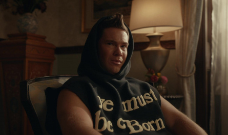 "Ye Must Be Born" Hoodie of Adam DeVine as Kelvin Gemstone Outfit The Righteous Gemstones TV Show