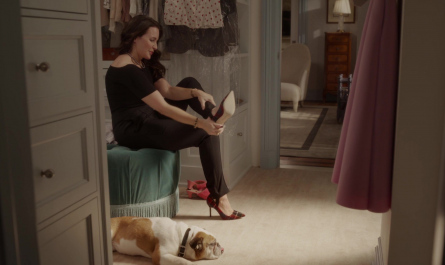 Multicolor Tartan Check High Heel Pumps of Kristin Davis as Charlotte York Goldenblatt Outfit And Just Like That... TV Show