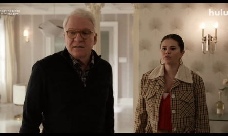 Check Pattern Wool-Blend Twill Beige Jacket Worn by Selena Gomez as Mabel Mora Outfit Only Murders in the Building TV Show