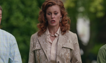 Chunky Cross Drop Hoop Earrings of Cassidy Freeman as Amber Outfit The Righteous Gemstones TV Show