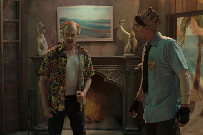 Casual Hawaiian Shirt Worn by Steve Buscemi Outfit Miracle Workers TV Show