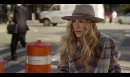 Fedora Hat Worn by Sarah Jessica Parker as Carrie Bradshaw Outfit And Just Like That... TV Show