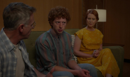 Yellow Dress Worn by Cynthia Nixon as Miranda Hobbes Outfit And Just Like That... TV Show