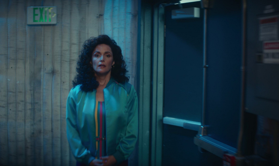 Green Bomber Jacket Worn by Rose Byrne as Sheila Rubin