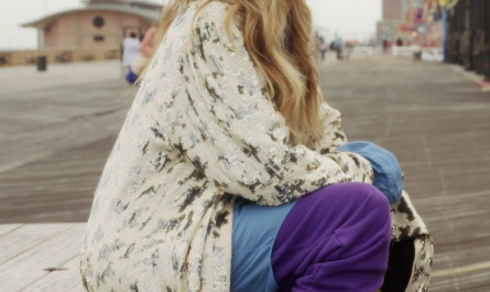 Sequin Embroidered Ankle Boots of Sarah Jessica Parker as Carrie Bradshaw Outfit And Just Like That... TV Show