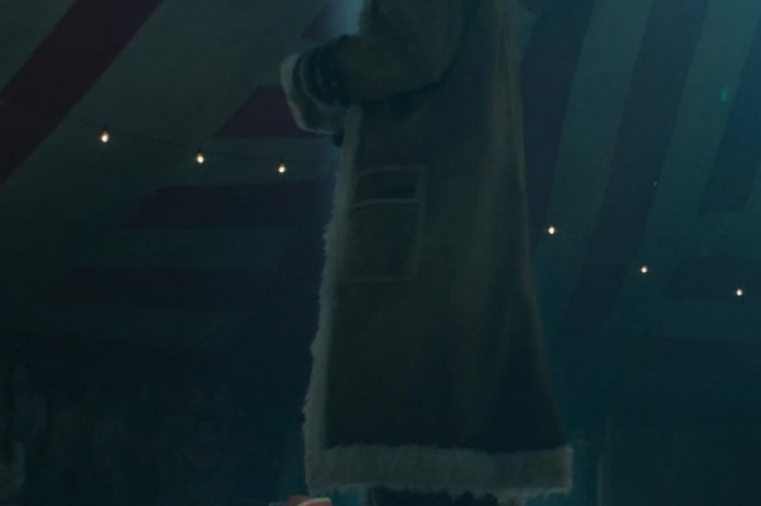 Long Shearling Coat Worn by Jeff Ward as Buggy Outfit One Piece TV Show