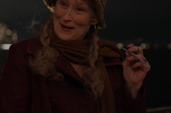 Floral Print Hat Worn by Meryl Streep as Loretta Durkin Outfit Only Murders in the Building TV Show