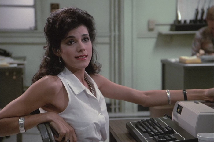 White Sleeveless Shirt Worn by Saundra Santiago as Detective Regina "Gina" Navarro Calabrese Outfit Miami Vice TV Show