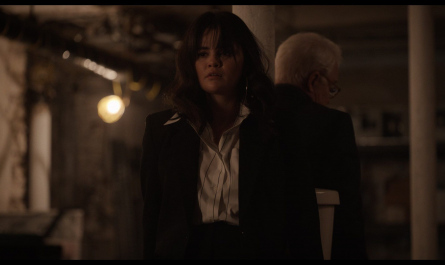Wide Strip Shirt of Selena Gomez as Mabel Mora Outfit Only Murders in the Building TV Show