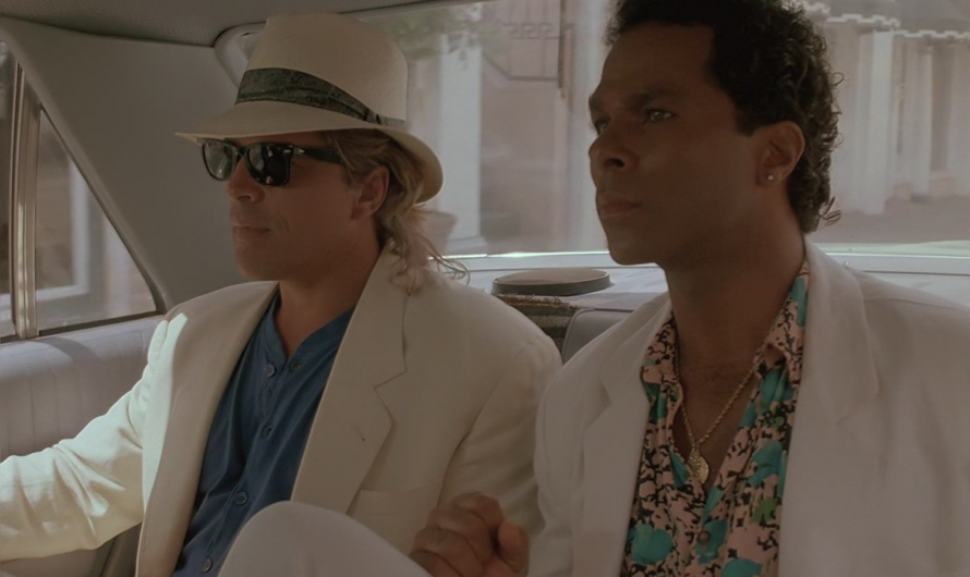 Floral Print Shirt of Philip Michael Thomas as Detective Ricardo “Rico” Tubbs