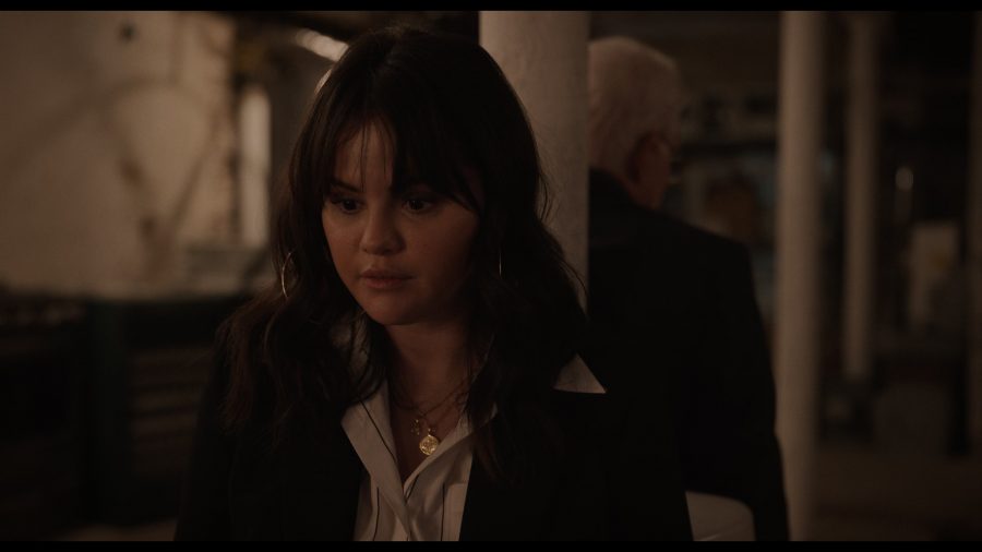 gold medallion necklace - Selena Gomez (Mabel Mora) - Only Murders in the Building TV Show