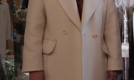 Long White Coat of Selena Gomez as Mabel Mora Outfit Only Murders in the Building TV Show