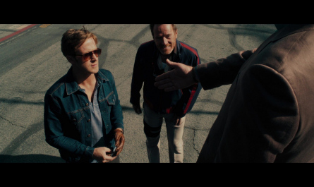 Blue Denim Jacket Worn by Ryan Gosling as The Driver Outfit Drive (2011) Movie