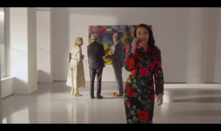 Floral Print Jacket Worn by Kristin Davis as Charlotte York Goldenblatt Outfit And Just Like That... TV Show