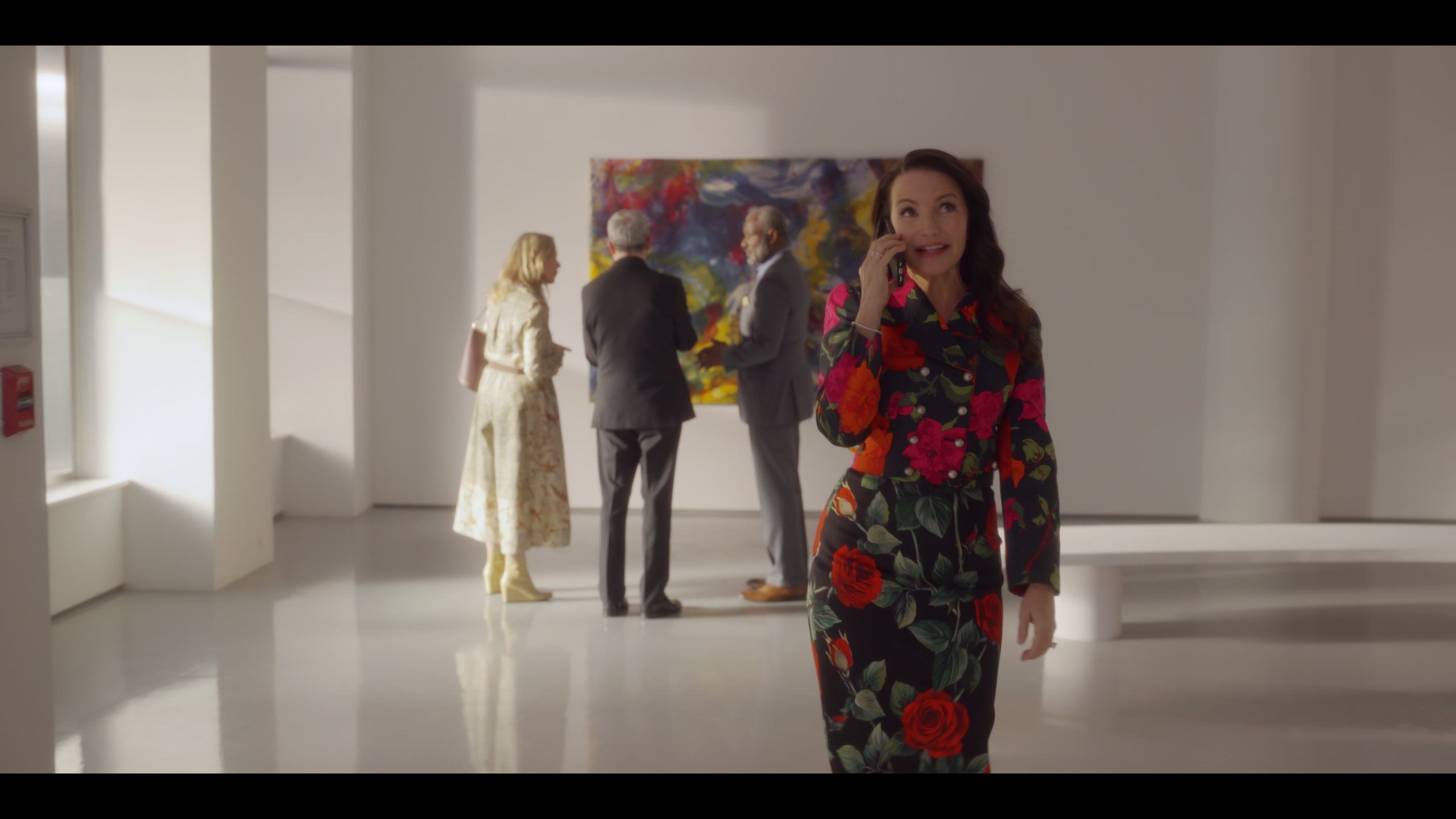 Floral Print Jacket Worn by Kristin Davis as Charlotte York Goldenblatt