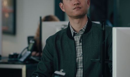 Bomber Jacket Worn by Daniel K. Isaac as Ben Kim Outfit Billions TV Show