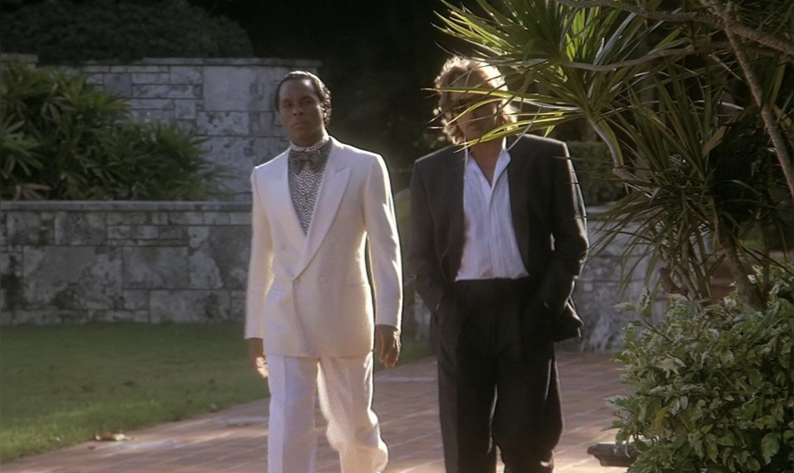 White Blazer and Pants Suit Worn by Philip Michael Thomas as Detective Ricardo “Rico” Tubbs