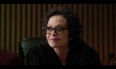 Dark Havana Tortoiseshell Frame Eyeglasses Worn by Marlene Forte as Judge Teresa Medina Outfit The Lincoln Lawyer TV Show