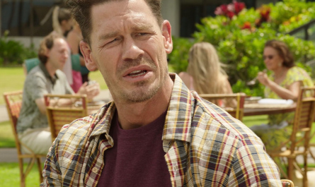 Checked Short Sleeve Shirt of John Cena as Ron Outfit Vacation Friends 2 (2023) Movie