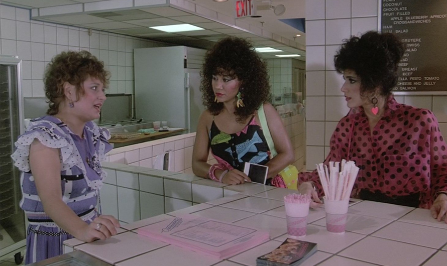 Red Polka Dot Transparent Blouse Worn by Saundra Santiago as Gina