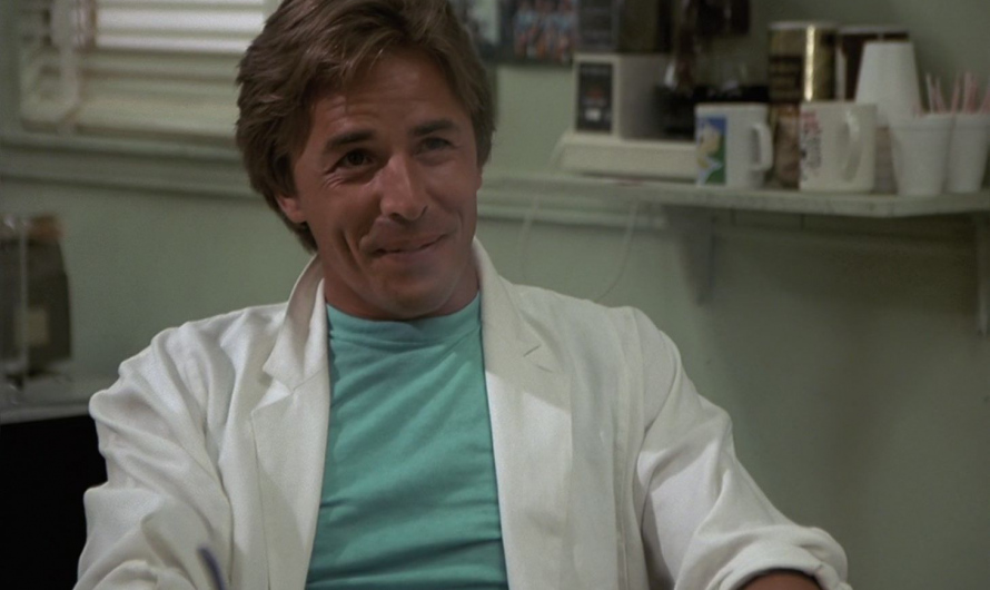 Light Blue Top of Don Johnson as Detective James Crockett