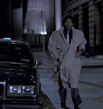Trench Coat Worn by Philip Michael Thomas as Detective Ricardo "Rico" Tubbs Outfit Miami Vice TV Show