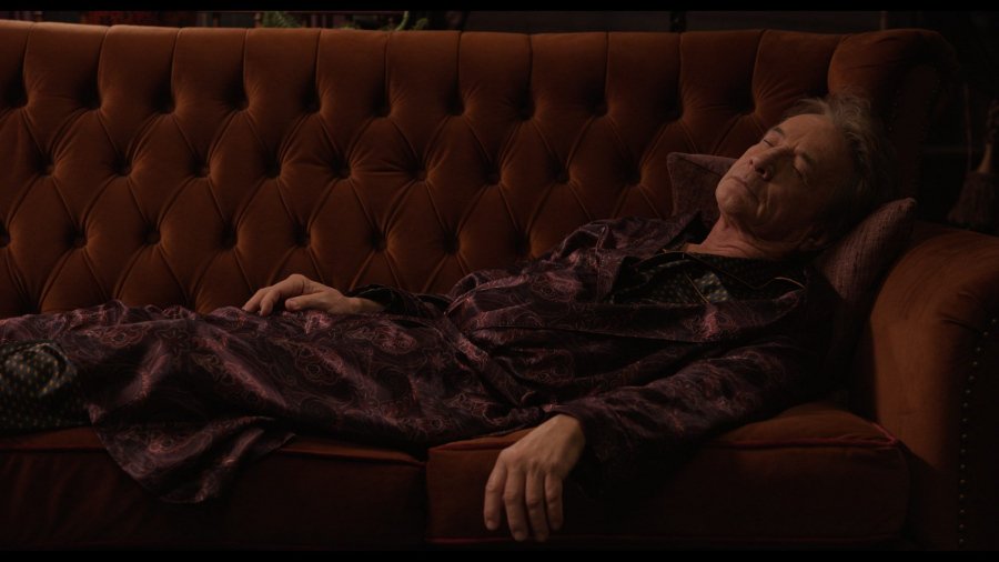 Silk Paisley Robe Worn by Martin Short as Oliver Putnam