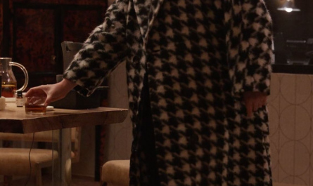 Mid Heel Houndstooth Oxford Shoes of Selena Gomez as Mabel Outfit Only Murders in the Building TV Show