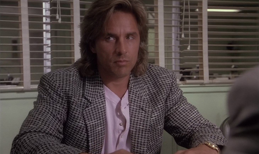 Black and White Checkered Jacket of Don Johnson as Detective James Crockett