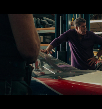 Purple Long Sleeve Shirt Worn by Ron Perlman as Nino 'Izzy' Paolozzi Outfit Drive (2011) Movie