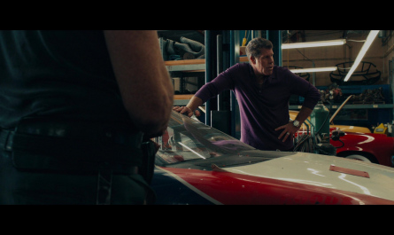 Purple Long Sleeve Shirt Worn by Ron Perlman as Nino 'Izzy' Paolozzi Outfit Drive (2011) Movie