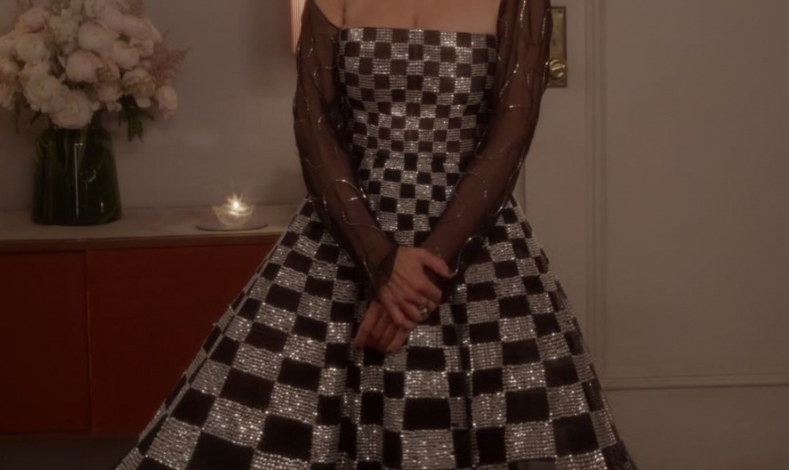 Strapless Paillette-Embroidered Tulle Gown of Sarah Jessica Parker as Carrie Bradshaw