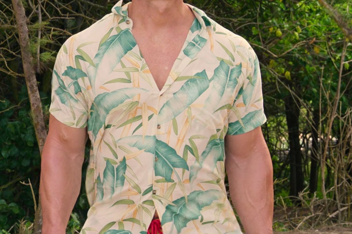 Banana Leaf Print Shirt of John Cena as Ron Outfit Vacation Friends 2 (2023) Movie