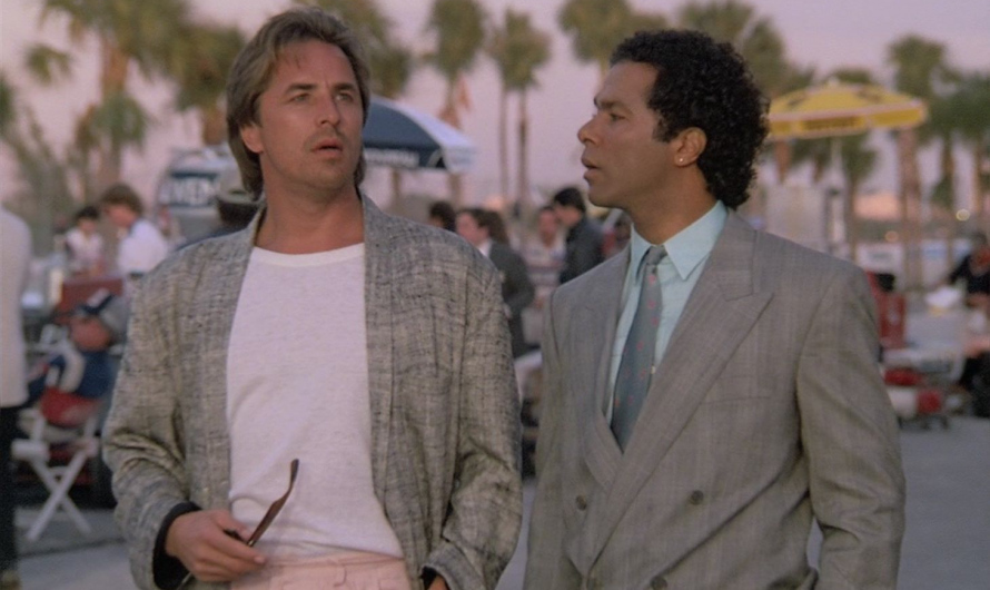 Grey Jacket of Don Johnson as Detective James Crockett