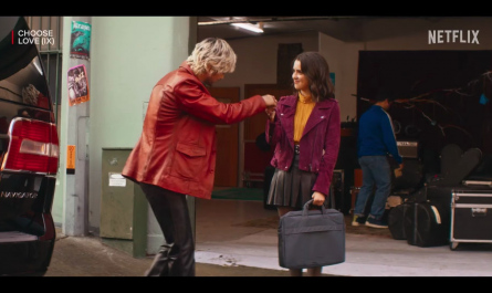 Laptop Bag of Laura Marano as Cami Outfit Choose Love (2023) Movie