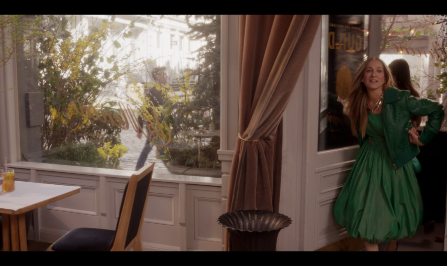 Green Bow Dress of Sarah Jessica Parker as Carrie Bradshaw