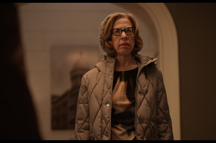 Cat Eye Frame Glasses Worn by Jackie Hoffman as Uma Heller Outfit Only Murders in the Building TV Show