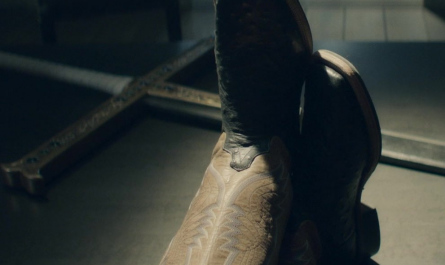 Western Boots Worn by  Steven Ward as Dracule Mihawk Outfit One Piece TV Show