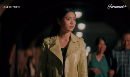Yellow Biker Jacket Worn by Ashley Liao as Ever Wong Outfit Love in Taipei (2023) Movie