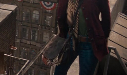 Stripe Wide-Leg Pants of Phoebe Waller-Bridge as Helena Shaw Outfit Indiana Jones and the Dial of Destiny (2023) Movie