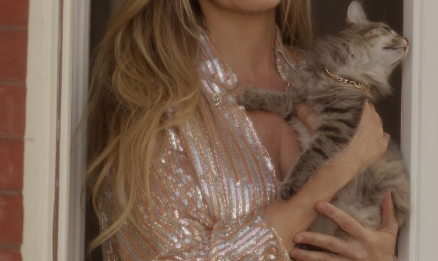 Rose Gold Sequin Embellished Shirt of Sarah Jessica Parker as Carrie Bradshaw