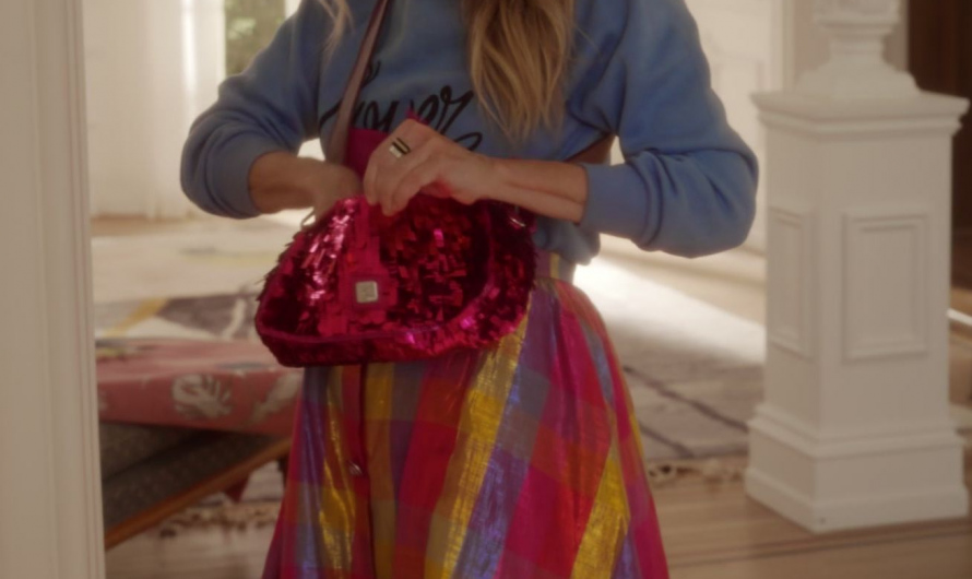 Multicolored Printed Taffeta Skirt of Sarah Jessica Parker as Carrie Bradshaw